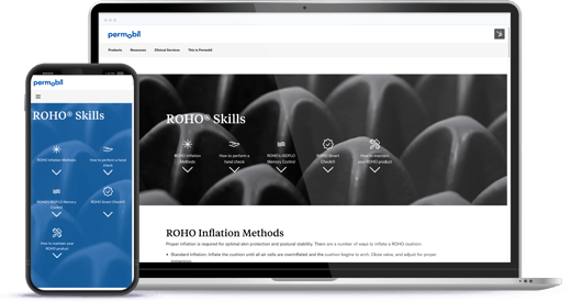 ROHO Skills Page MockUp